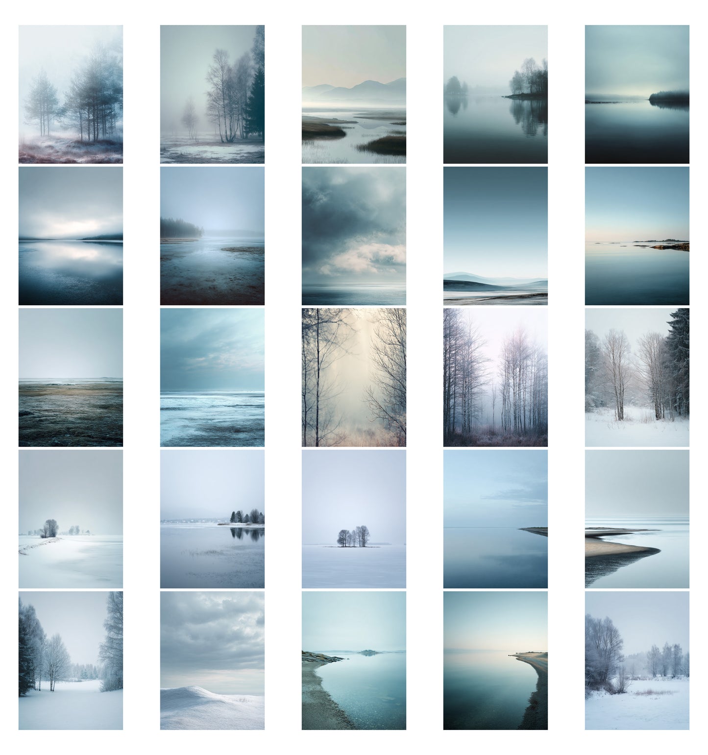 Nordic Calm Vol 2 – 25 digitale kunstverk
